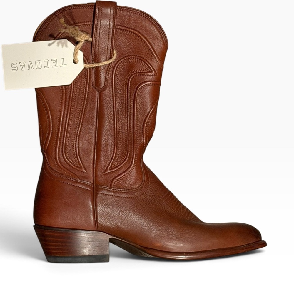 Tecovas The Jamie Scotch Goat Leather Cowboy Western Boots 9.5 B Round Toe 97057